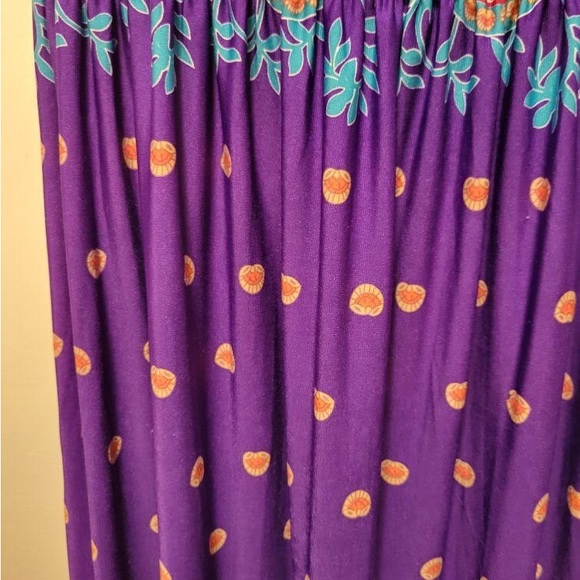 REDUCED!! Vibrant Purple/Blue Summer/Fall/Winter Dress - Picture 4 of 4